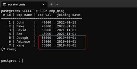 update multiple columns in postgresql.